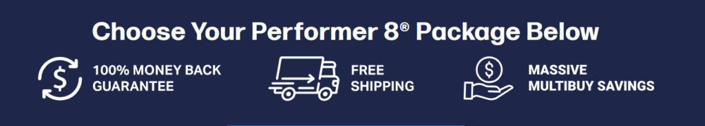 Performer8 Free Express Shipping Australia and New Zealand wide!